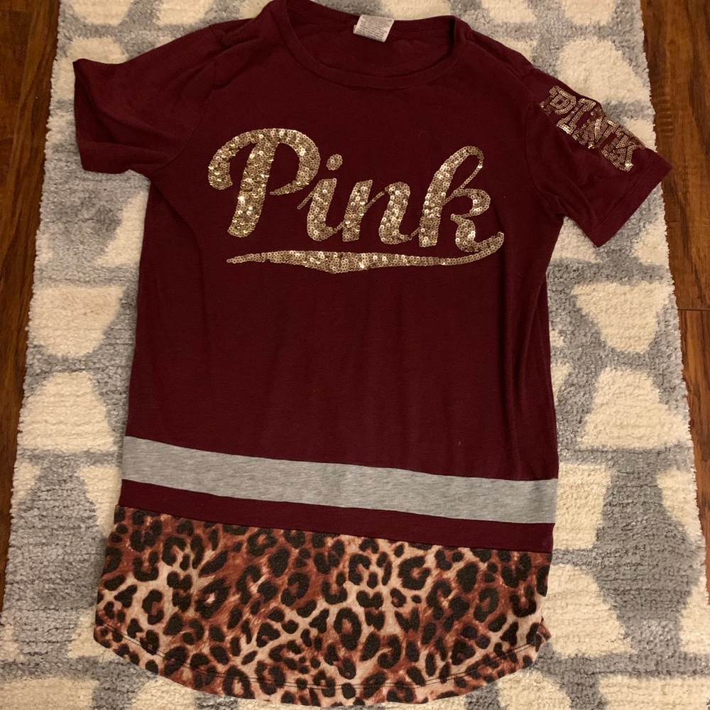 FREE! PINK Victoria secret sequence shirt